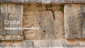  Presentation with mexico - Cool new slide deck with ruins-of-the-chichen-itza backdrop and a coral colored foreground