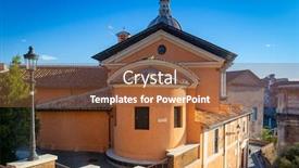  Presentation with forum - Slide deck with ruins-of-the-roman-forum background and a tawny brown colored foreground