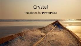  Presentation with old fishing boat - Presentation theme having ground rules - old beached fishing boat background and a soft green colored foreground