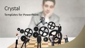  Presentation with research locale small business strategy - Slide deck with rules - strategy of teamwork in business background and a light gray colored foreground