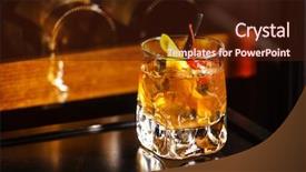  Presentation with rum - Amazing PPT layouts having rum - alcoholic cocktail backdrop and a wine colored foreground