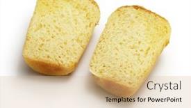  Presentation with rum - Presentation theme consisting of rum-baba-baba-au-rhum background and a coral colored foreground