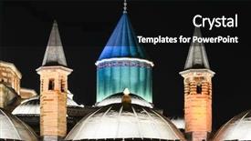  Presentation with empire state building night - Cool new theme with rumer - mevlana museum at night backdrop and a black colored foreground