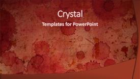  Presentation with red wedding carnations - Presentation theme with run down - red stained background background and a tawny brown colored foreground