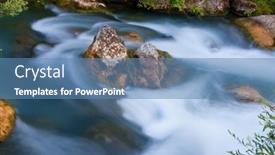  Presentation with mountain stream - 