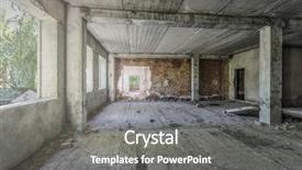  Presentation with abandoned - Slides consisting of rundown - interior of an old abandoned background and a  colored foreground