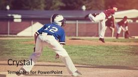  Presentation with third - Cool new presentation design with runner on third vintage instagram backdrop and a coral colored foreground