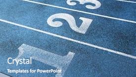  Presentation with wrestling high school - Cool new presentation with runners finish line - blue track at a high backdrop and a  colored foreground