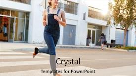  Presentation with hispanic - Cool new PPT layouts with running across the street full backdrop and a lemonade colored foreground