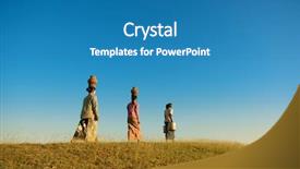  Presentation with development - Amazing slide deck having rural development - group of asian traditional farmers backdrop and a teal colored foreground