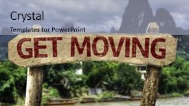  Presentation with moving for education - Cool new presentation with rural education - get moving sign backdrop and a light blue colored foreground