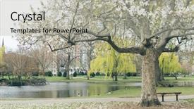  Presentation with university - PPT theme having rural education - spring in yale university usa background and a  colored foreground