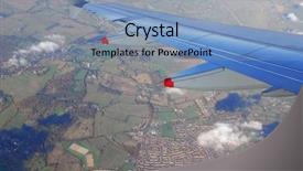  Presentation with rural india view - Audience pleasing PPT theme consisting of rural england near heathrow airport backdrop and a light blue colored foreground