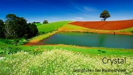  Presentation with rural australia - Beautiful slides featuring rural field in tasmania australia backdrop and a yellow colored foreground
