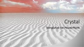  Presentation with landscape desert - PPT theme featuring rural india - desert landscape background and a light gray colored foreground