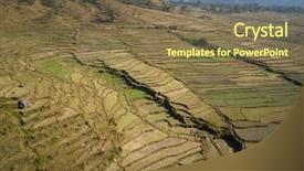  Presentation with rural - Audience pleasing slide deck consisting of rural landscape in central nepal backdrop and a violet colored foreground