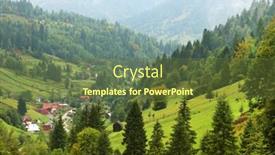  Presentation with maramures - Slide set consisting of rural landscape in maramures romania background and a tawny brown colored foreground