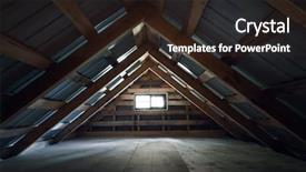  Presentation with interior of the earth - Presentation consisting of rural living - empty loft interior background background and a wine colored foreground