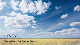  Presentation with global warming - Amazing slide set having rural place of ukraine europe backdrop and a light blue colored foreground