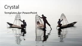  Presentation with fisherman - Amazing presentation theme having clear sunny day rural landscape with a road in the frame of the field with wheat horizontal frame photo taken in ukraine kiev backdrop and a coral colored foreground.