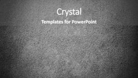  Presentation with cement paint - Slide deck having rural room from stonework technology background and a gray colored foreground