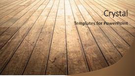  Presentation with brown wood texture - Theme with rural room with tree floor background and a lemonade colored foreground