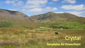  Presentation with ireland - Colorful presentation enhanced with rural-view-ring-of-kerry backdrop and a tawny brown colored foreground