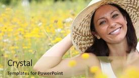  Presentation with rural women - Theme enhanced with  background and a  colored foreground.