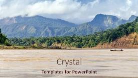  Presentation with boat river - 