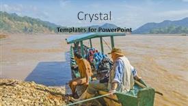  Presentation with boat river - 