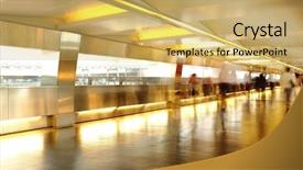  Presentation with rush hour - PPT layouts consisting of rush hour background and a yellow colored foreground