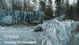  Presentation with russia - Slides enhanced with ruskeala-mountain-park-landmark background and a gray colored foreground