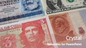  Presentation with che - Presentation design consisting of russia america - portraits of marx washington che background and a coral colored foreground