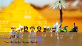  Presentation with lego - Presentation theme enhanced with russia-april-12-2018-constructor background and a gold colored foreground