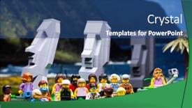  Presentation with lego - Presentation design with russia-april-17-2018-constructor background and a ocean colored foreground