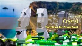  Presentation with lego - Theme enhanced with russia-april-17-2018-constructor background and a coral colored foreground