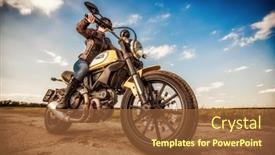  Presentation with designs - Slide deck featuring russia-august-11-2015-scrambler background and a tawny brown colored foreground