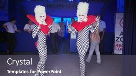  Presentation with sports performance - Theme having russia-moscow-jun-12-2015 background and a gray colored foreground