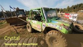  Presentation with bulldozer - Audience pleasing slide deck consisting of russia-pushkino-20-sep-2014 backdrop and a tawny brown colored foreground