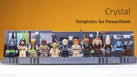  Presentation with lego - PPT layouts with russia-samara-february-15-2020 background and a gold colored foreground