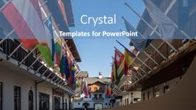  Presentation with summer olympic - Presentation design with russia-sochi-july-4-2019 background and a teal colored foreground