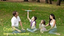  Presentation with family struggles - Cool new presentation theme with russian doll - portrait close up of happy backdrop and a tawny brown colored foreground