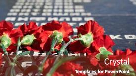  Presentation with language - Beautiful slide deck featuring russian-language-phrase-sergeant-major backdrop and a tawny brown colored foreground