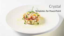  Presentation with russian - Slide deck enhanced with russian-oliver-salad background and a white colored foreground