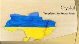  Presentation with revolution - Amazing PPT theme having russian revolution - map of ukraine - concept backdrop and a lemonade colored foreground