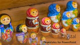  Presentation with russian - Presentation design having russian-toys-matrioshka-art-background background and a red colored foreground