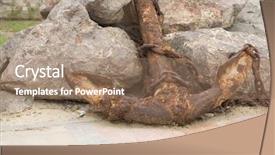  Presentation with anchor - Slide set with rust anchor background and a  colored foreground