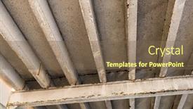  Presentation with metal - Audience pleasing PPT layouts consisting of rusted-metal-ceiling-at-outdoor backdrop and a violet colored foreground