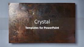  Presentation with dark blue - Colorful slide set enhanced with rusted-metal-material-rusty-metal backdrop and a tawny brown colored foreground