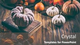  Presentation with rustic - Slide set having rustic-autumn-still-life background and a violet colored foreground